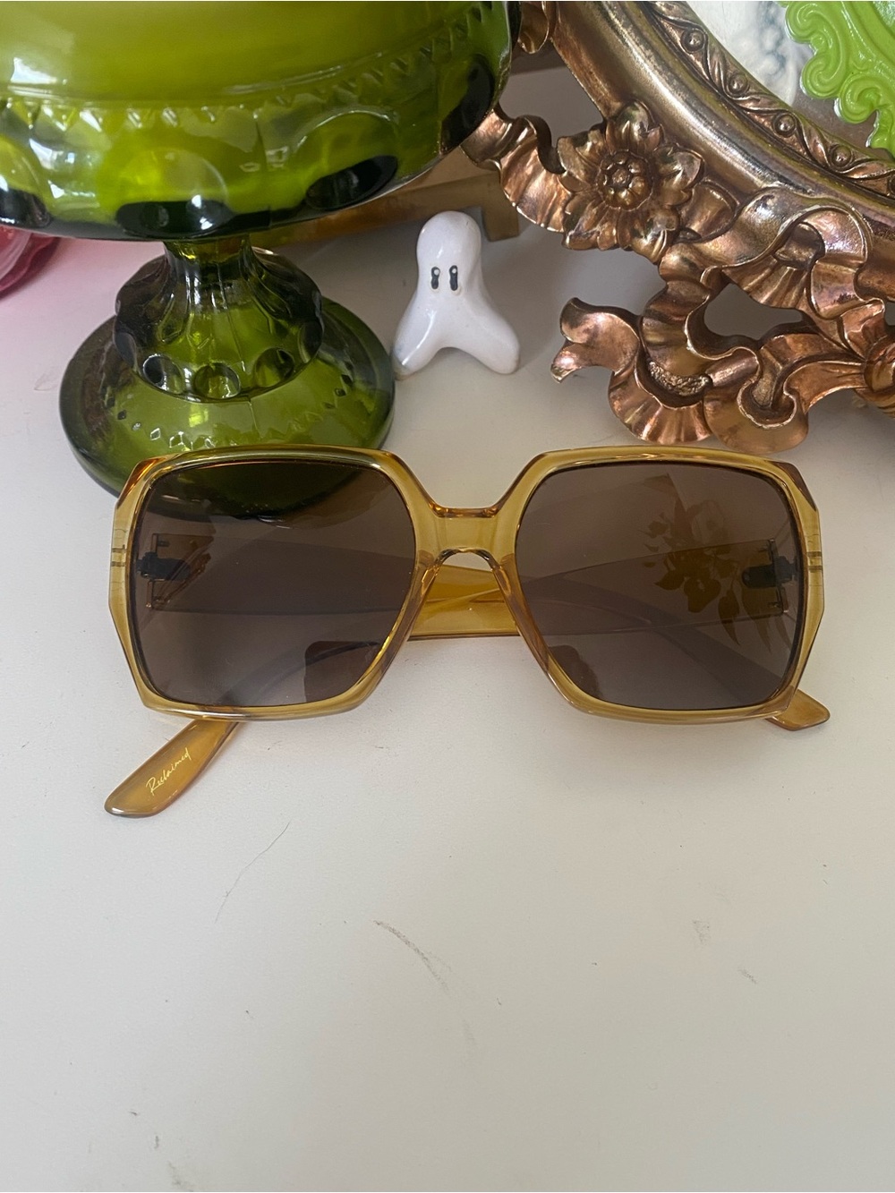 Square Yellow Sunglasses